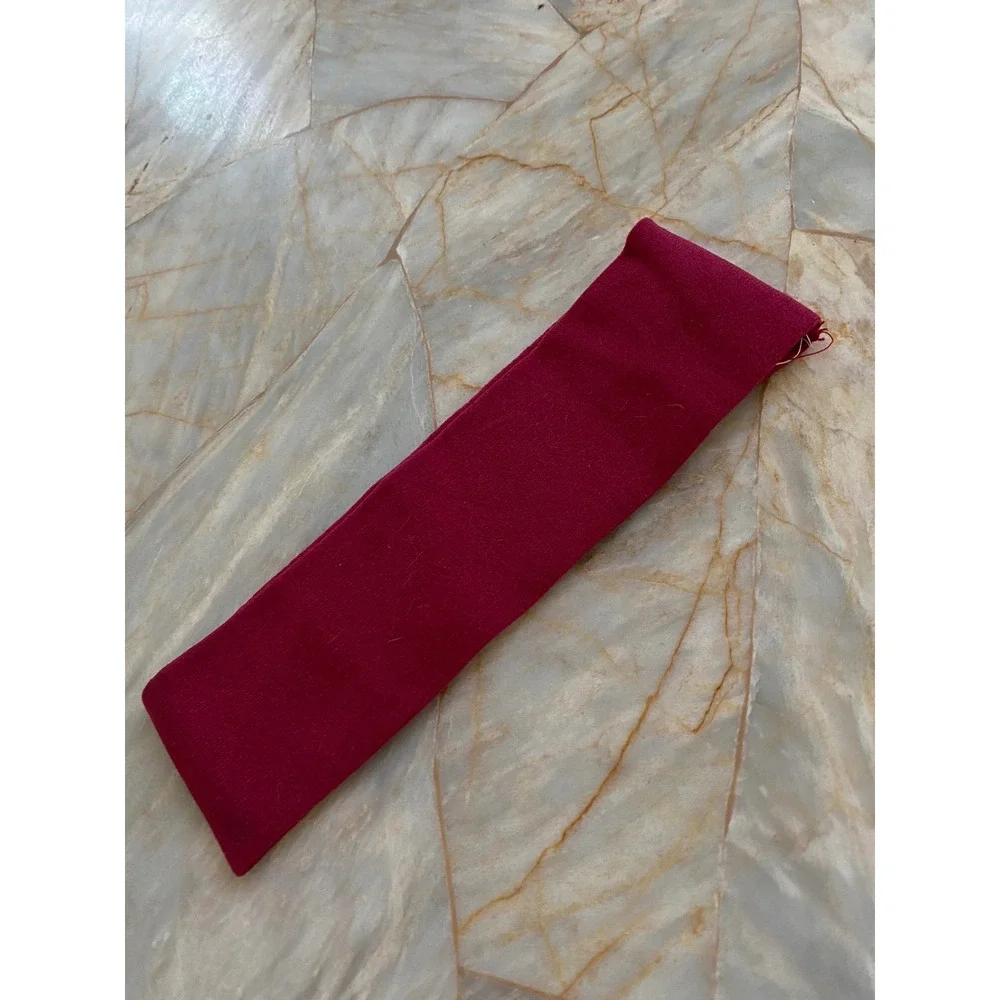 Set of 3 Wide Stretch Ribbed Knit Headbands Purple Burgundy Olive Green Sporty